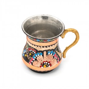 كوب من النحاس الصلب المزخرف يدوياً كوب من النحاس الصلب المزخرف يدوياً