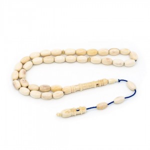 Camel Bone Prayer Beads - Capsule Shaped Camel Bone Prayer Beads - Capsule Shaped