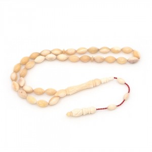 Camel Bone Prayer Beads - Barley Shaped Camel Bone Prayer Beads - Barley Shaped