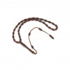 Kuka Tree Prayer Beads - Barley Shaped - Dark Wood