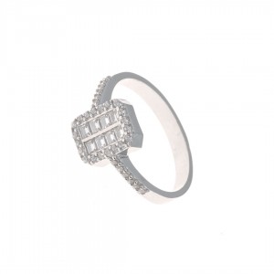 925 Sterling Silver Accessories Set Encrusted with Sparkling Zircon Stones 925 Sterling Silver Accessories Set Encrusted with Sparkling Zircon Stones