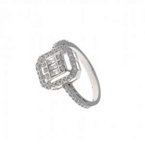 Women's Accessories Set of 925 Sterling Silver Studded with Zircon Stone Women's Accessories Set of 925 Sterling Silver Studded with Zircon Stone