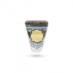 خاتم فضة 925 مزين بالزركون الأزرق – تصميم دقيق وأناقة لا تضاهى خاتم فضة 925 مزين بالزركون الأزرق – تصميم دقيق وأناقة لا تضاهى