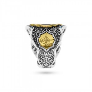 925 Sterling Silver Men's Ring with Kayı Symbol – Strength and Elegance 925 Sterling Silver Men's Ring with Kayı Symbol – Strength and Elegance