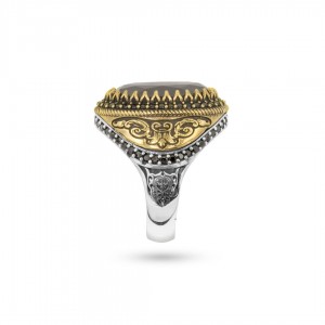 خاتم ذهب ملكي عيار 925 مزين بحجر زركون أسود: أحدث التصاميم للرجال للاستخدام اليومي خاتم ذهب ملكي عيار 925 مزين بحجر زركون أسود: أحدث التصاميم للرجال للاستخدام اليومي