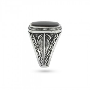 خاتم رجالي من الفضة الاسترليني عيار 925 مرصع بحجر عين النمر - تصميم مربع أنيق مزيج من لون الرمال وضوء الشمس خاتم رجالي من الفضة الاسترليني عيار 925 مرصع بحجر عين النمر - تصميم مربع أنيق مزيج من لون الرمال وضوء الشمس