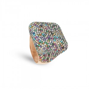 Square Model Colorful Zircon Stone 925 Sterling Silver Ring for Women	 Square Model Colorful Zircon Stone 925 Sterling Silver Ring for Women
