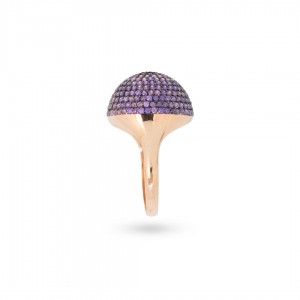 Sphere Model Purple Zircon Stone 925 Sterling Silver Women's Ring Sphere Model Purple Zircon Stone 925 Sterling Silver Women's Ring