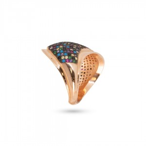 Oval Model Colorful Zircon Stone 925 Sterling Silver Ring for Women Oval Model Colorful Zircon Stone 925 Sterling Silver Ring for Women