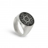 Handcrafted Sterling Silver Star of David Ring
