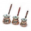 Handcrafted Copper Coffee Pot Set - 3 Pieces Handcrafted Copper Coffee Pot Set - 3 Pieces