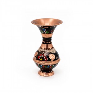 مزهرية نحاسية صغيرة مصنوعة يدويًا مزهرية نحاسية صغيرة مصنوعة يدويًا