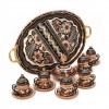 Handcrafted Copper Coffee Set - 6 Pieces